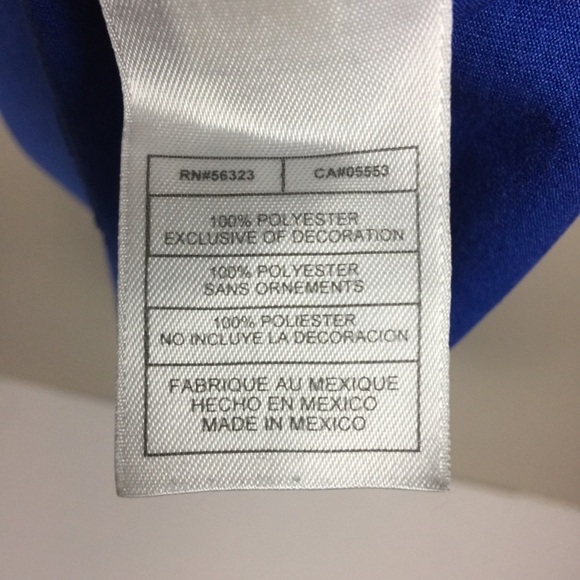 Bright Blue Nike Crew Neck Shirt Size 2XL - Picture 5 of 6